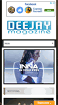 Mobile Screenshot of deejaymagazine.com